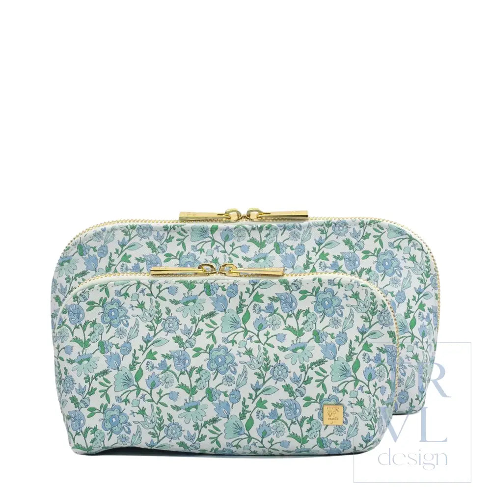 LUXE DUO CASE - HAMPTONS FLORAL - Cosmetic &amp; Toiletry Bags