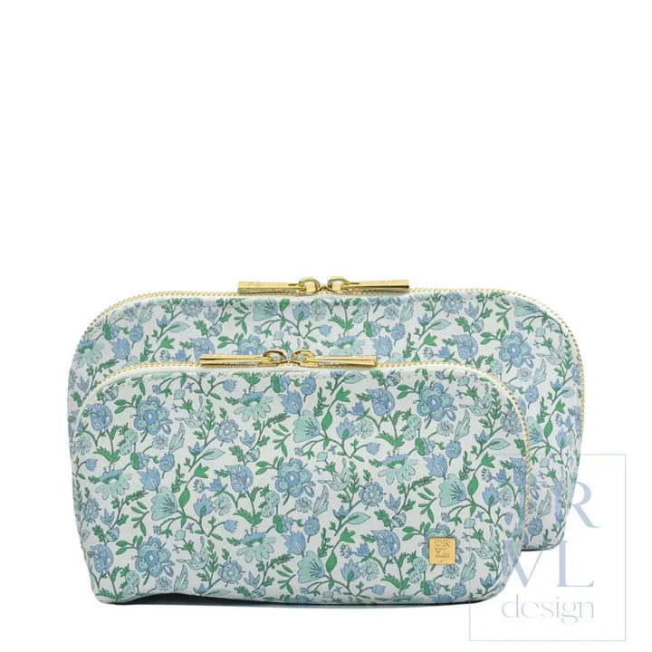 LUXE DUO CASE - HAMPTONS FLORAL - Cosmetic &amp; Toiletry Bags