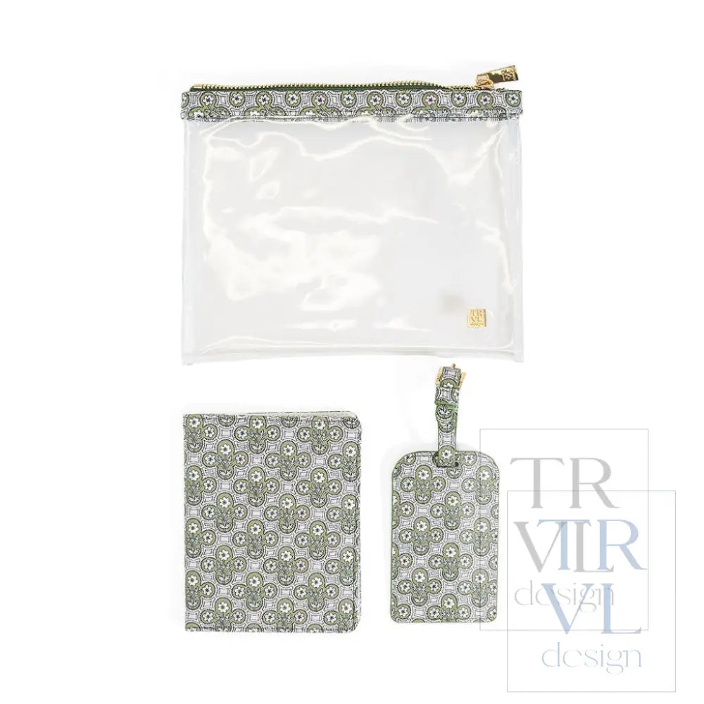 LUXE TRVL 3PC SET -SURREY - Travel Pouches