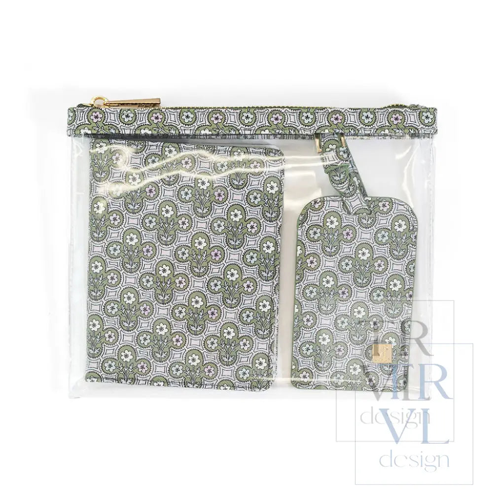LUXE TRVL 3PC SET -SURREY - Travel Pouches