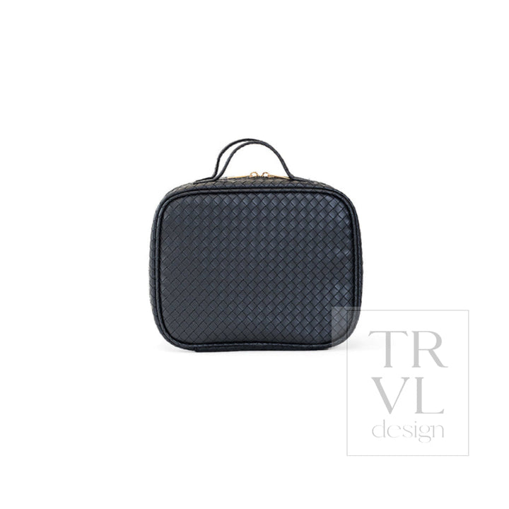 LUXE TRVL2 Cosmetic Toiletry Case - WOVEN JET - Cosmetic &amp; Toiletry Bags