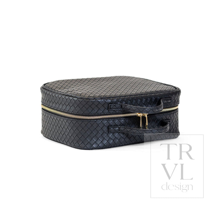 LUXE TRVL2 Cosmetic Toiletry Case - WOVEN JET - Cosmetic &amp; Toiletry Bags