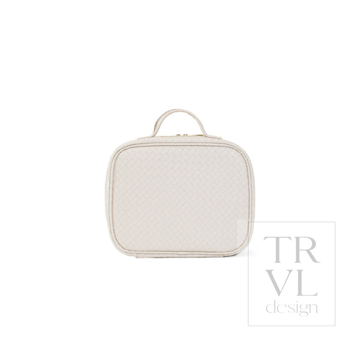 LUXE TRVL2 Cosmetic Toiletry Case - WOVEN SAND - Cosmetic &amp; Toiletry Bags