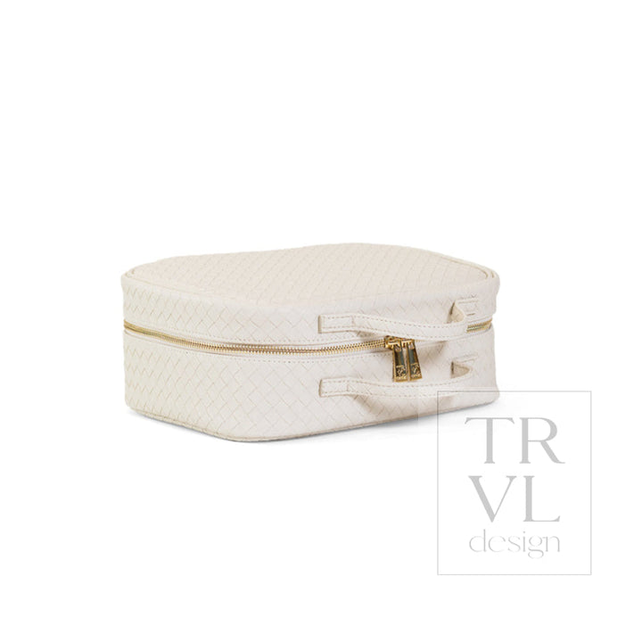 LUXE TRVL2 Cosmetic Toiletry Case - WOVEN SAND - Cosmetic &amp; Toiletry Bags