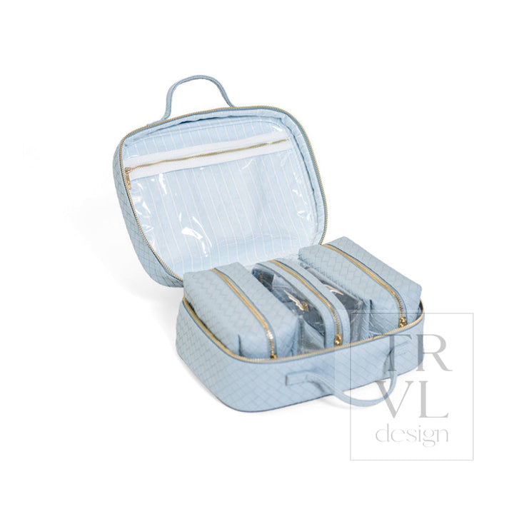 LUXE TRVL2 Cosmetic Toiletry Case - WOVEN SURF - Cosmetic &amp; Toiletry Bags