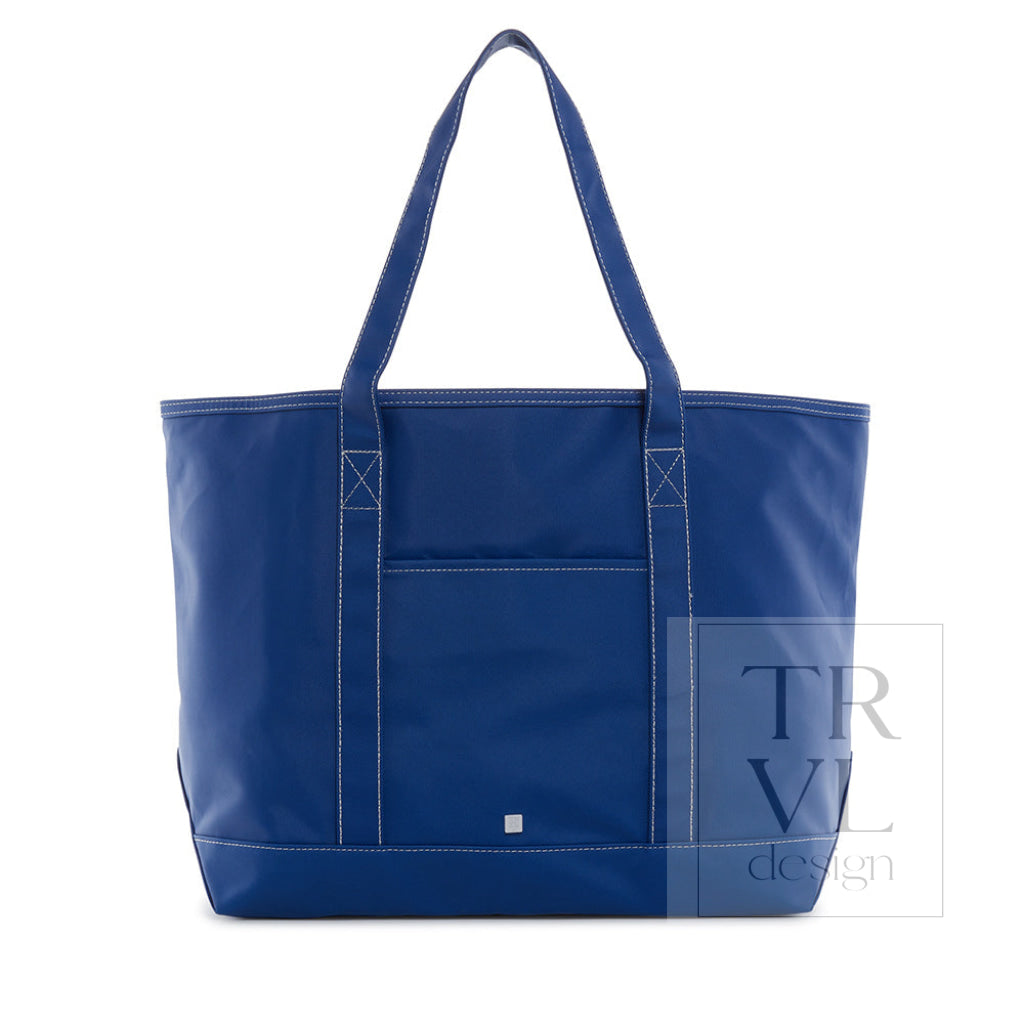 Maxi Tote - Coated Canvas Large Blue Bell