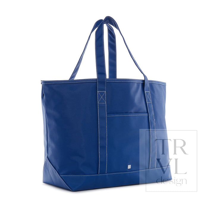 Maxi Tote - Coated Canvas Large Blue Bell