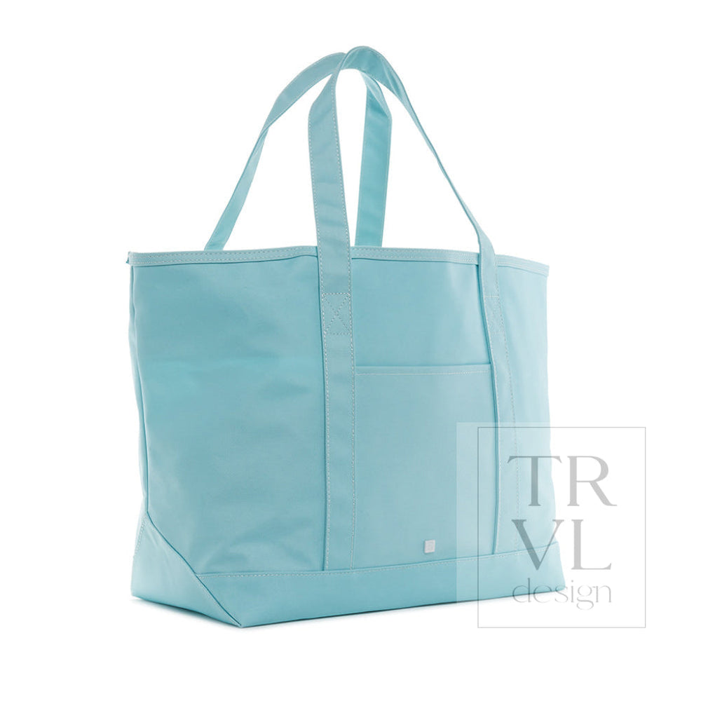 Maxi Tote - Coated Canvas Large Lake Blue *New In Stock!