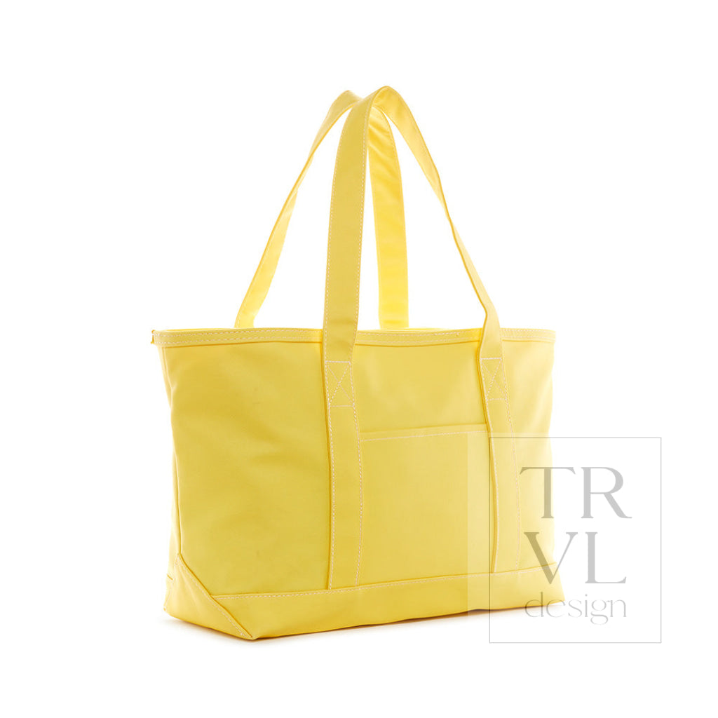 Medium Tote - Coated Canvas Daffodil