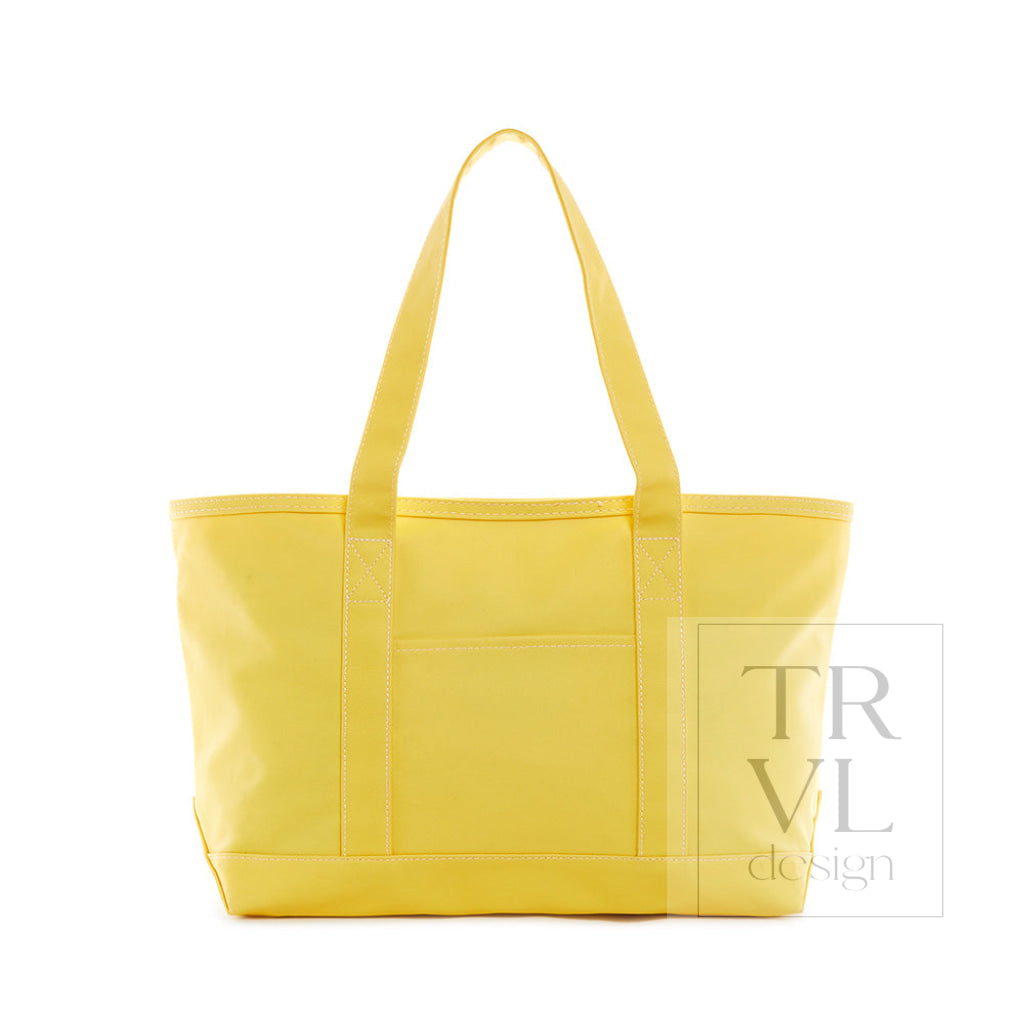 Medium Tote - Coated Canvas Daffodil