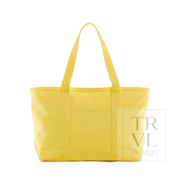 Medium Tote - Coated Canvas Daffodil