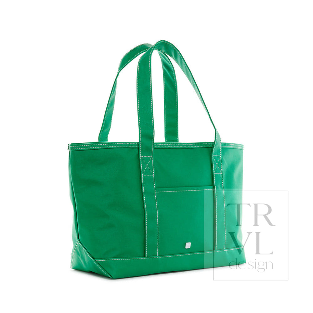 Medium Tote - Midi Coated Kelly Green *New!