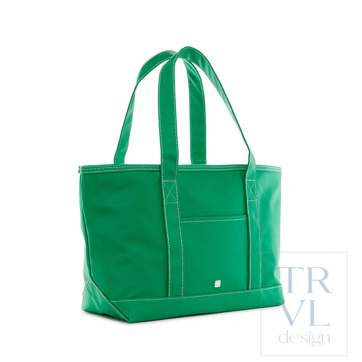 Medium Tote - Midi Coated Kelly Green *New!