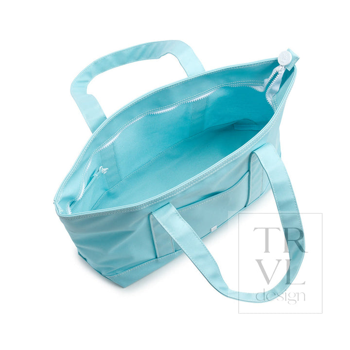 Medium Tote - Coated Canvas Midi Lake Blue *New In Stock