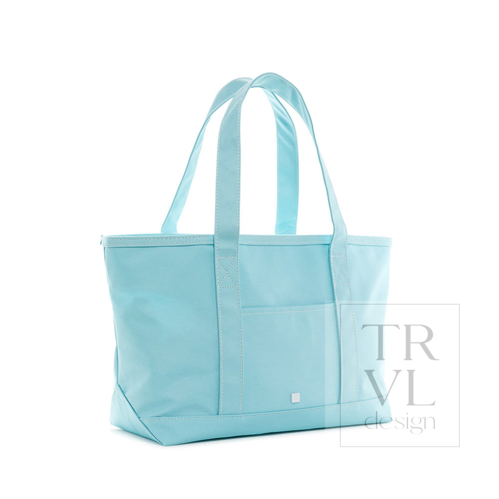 Medium Tote - Coated Canvas Midi Lake Blue *New In Stock