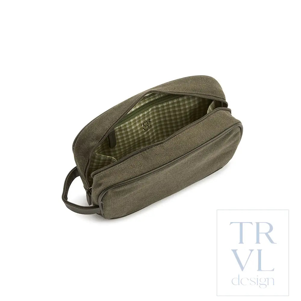 Men’s Kit Case - Toiletry Bag Coated Canvas Cactus *New!
