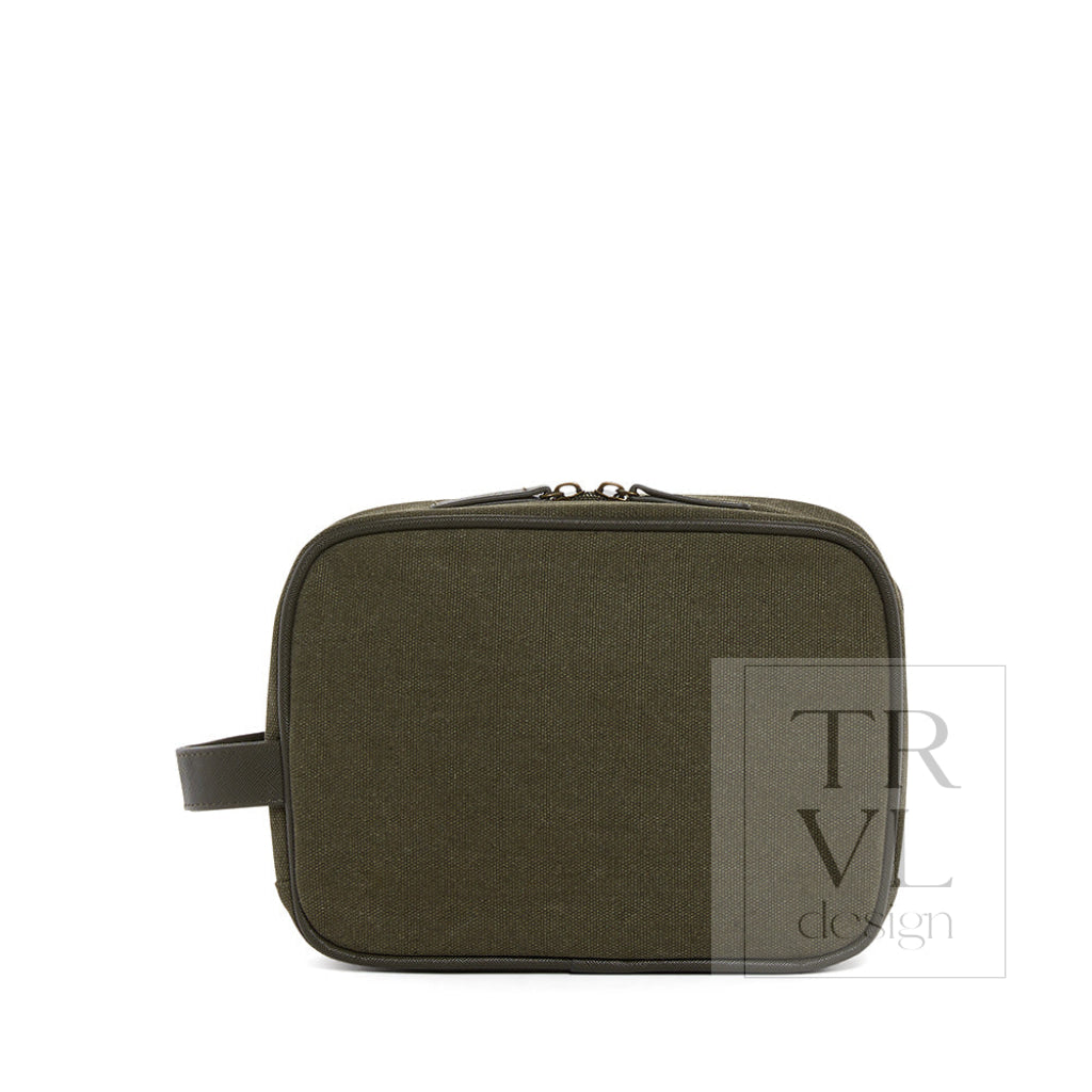 Men’s Kit Case - Toiletry Bag Coated Canvas Cactus *New!