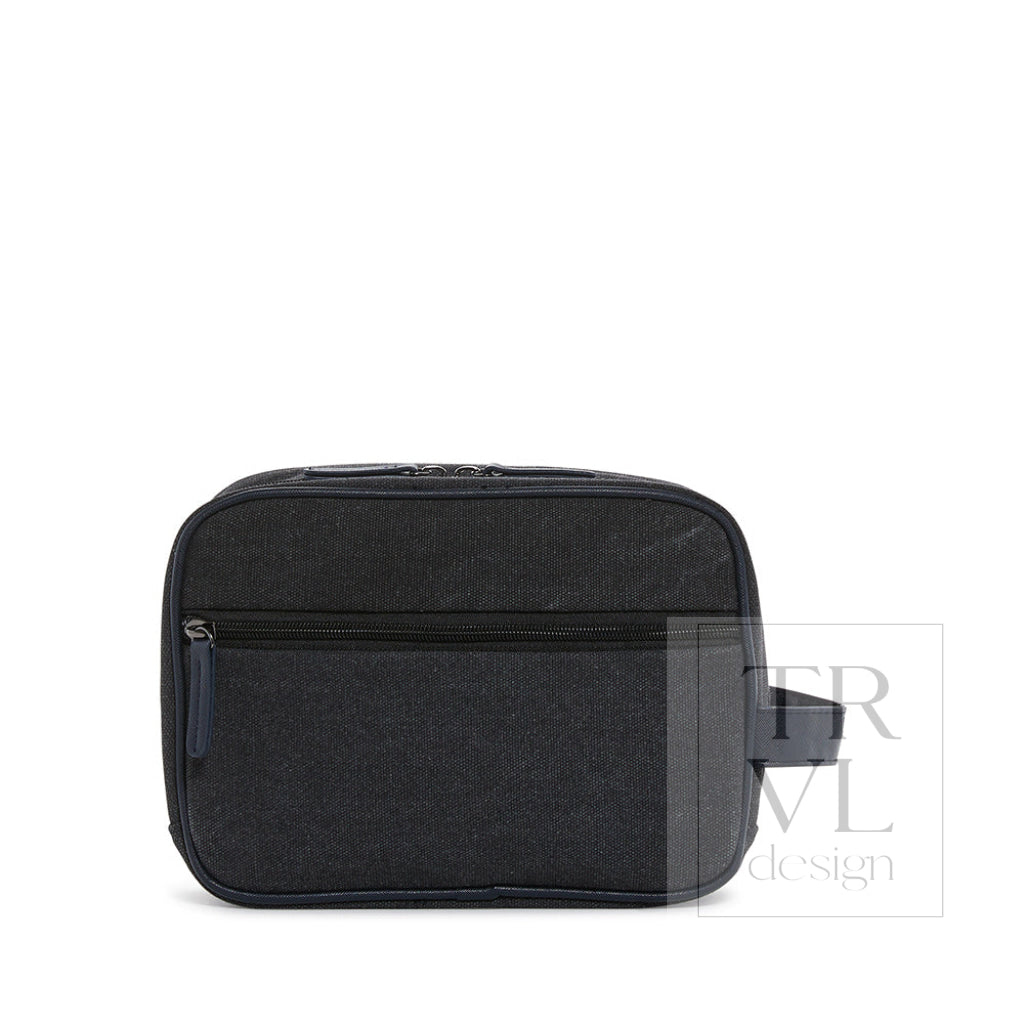 Men’s Kit Case - Toiletry Bag Coated Canvas Indigo *New!