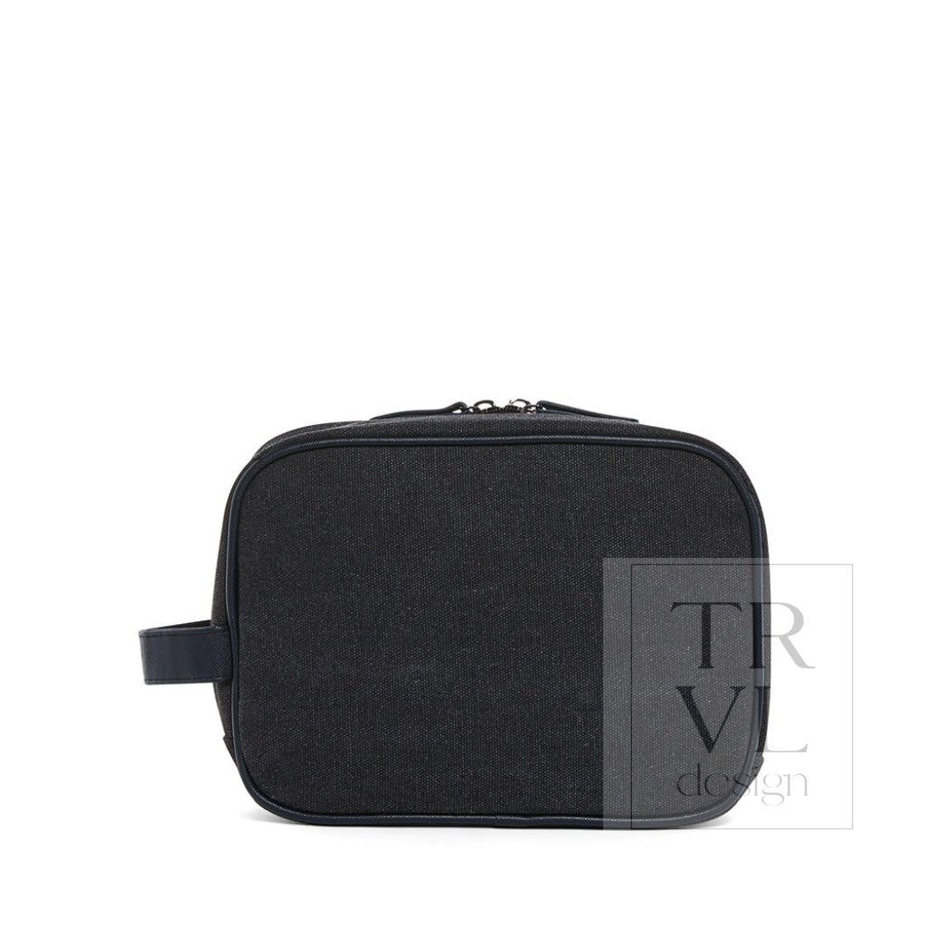 Men’s Kit Case - Toiletry Bag Coated Canvas Indigo *New!