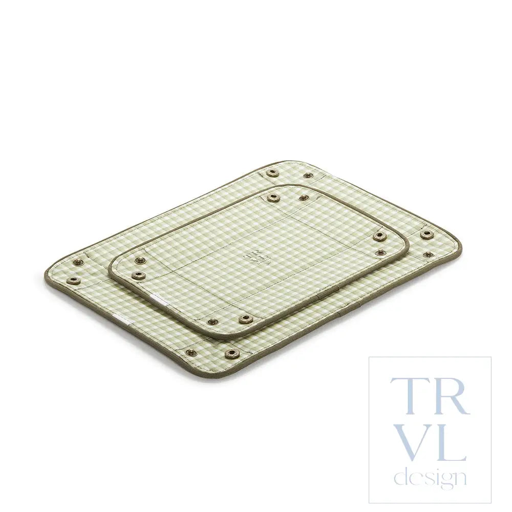 Men’s Tray Set - Coated Canvas Cactus - Trays