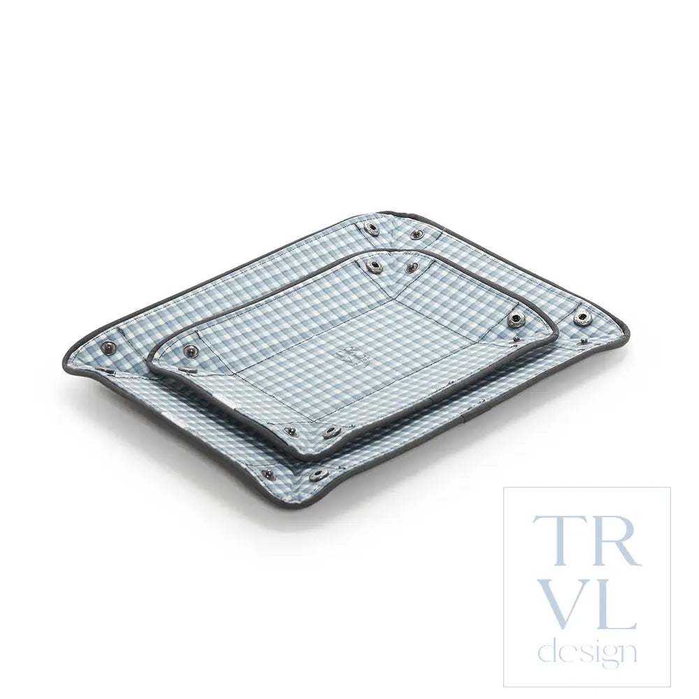 Men’s Tray Set - Coated Canvas Indigo - Trays