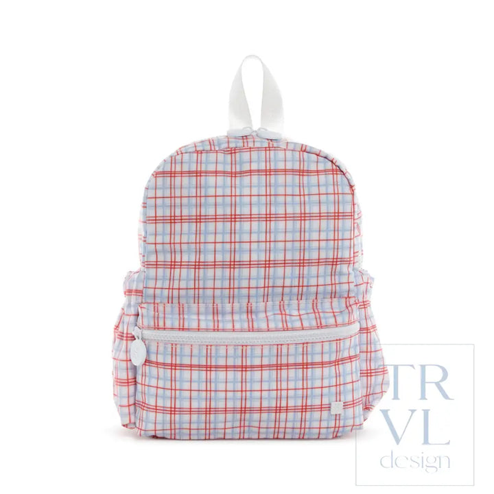 Mini Backer - Classic Plaid Red Backpack *New!