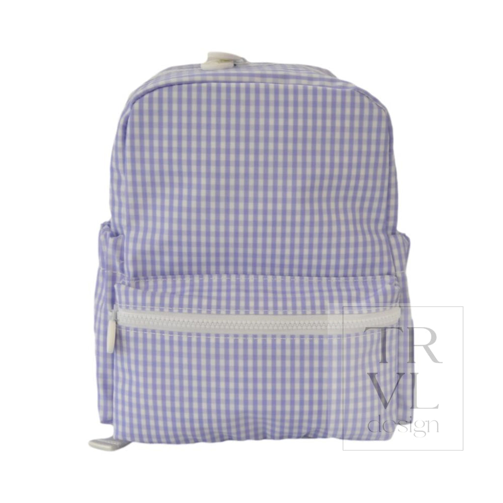 MINI BACKER - GINGHAM LILAC  NEW!