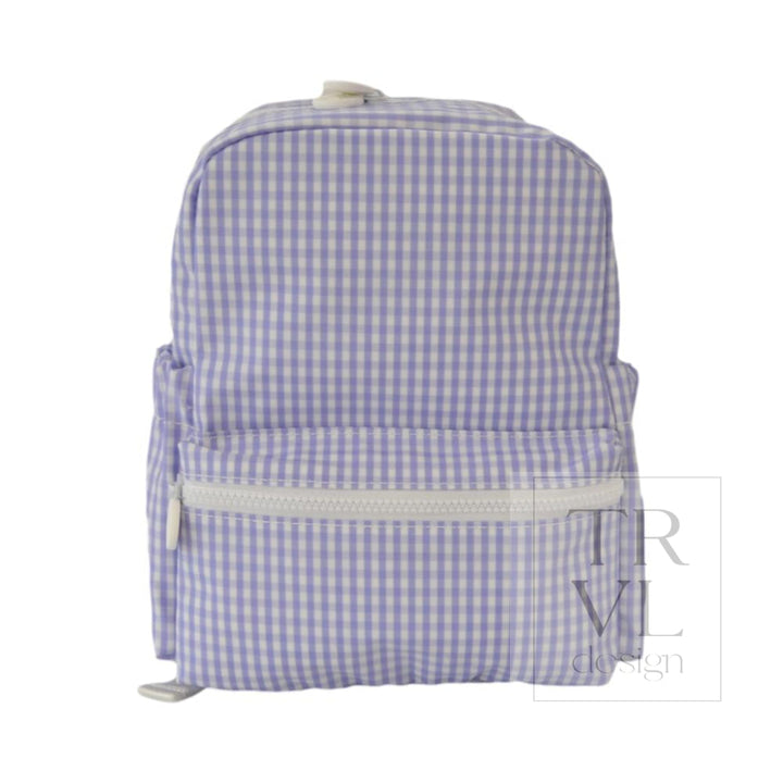 MINI BACKER - GINGHAM LILAC  NEW!