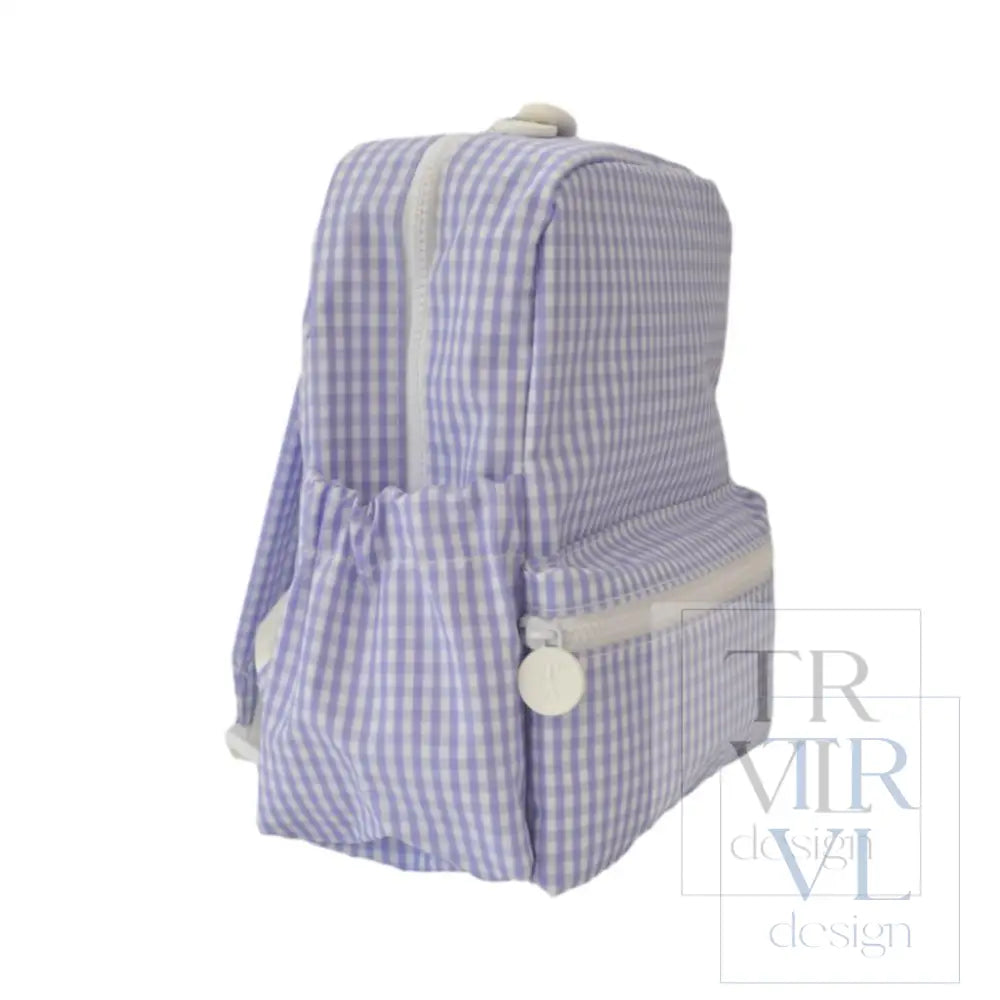 MINI BACKER - GINGHAM LILAC  NEW!