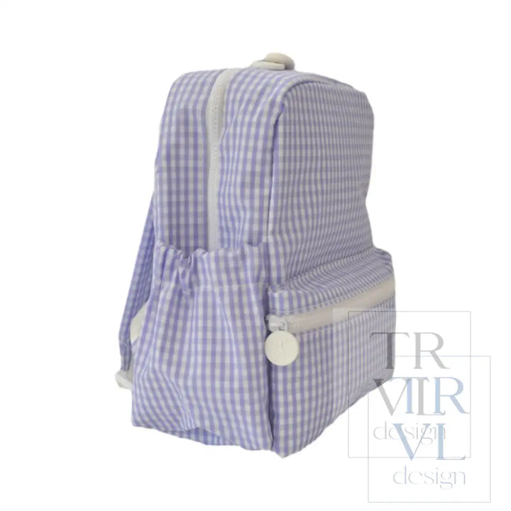 MINI BACKER - GINGHAM LILAC  NEW!