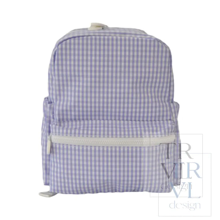 MINI BACKER - GINGHAM LILAC  NEW!