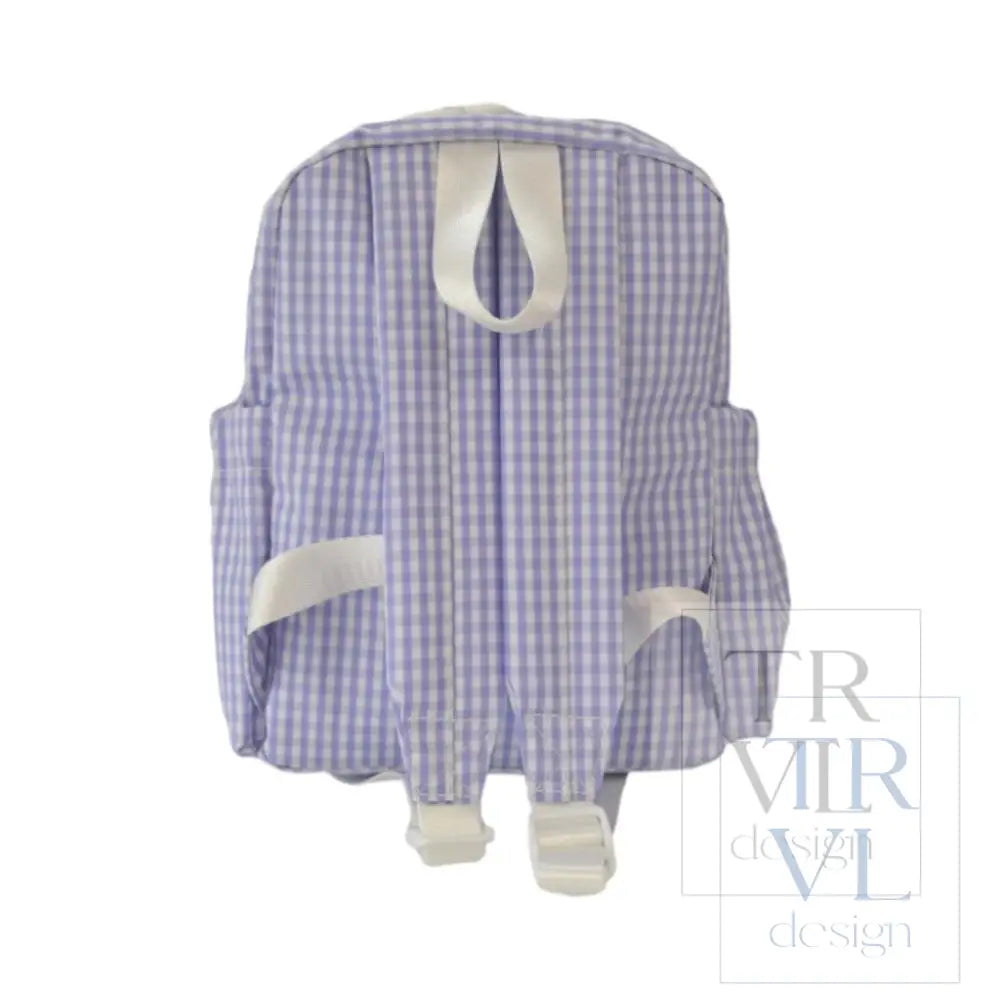 MINI BACKER - GINGHAM LILAC  NEW!