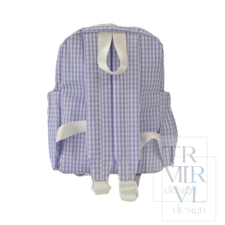 MINI BACKER - GINGHAM LILAC  NEW!
