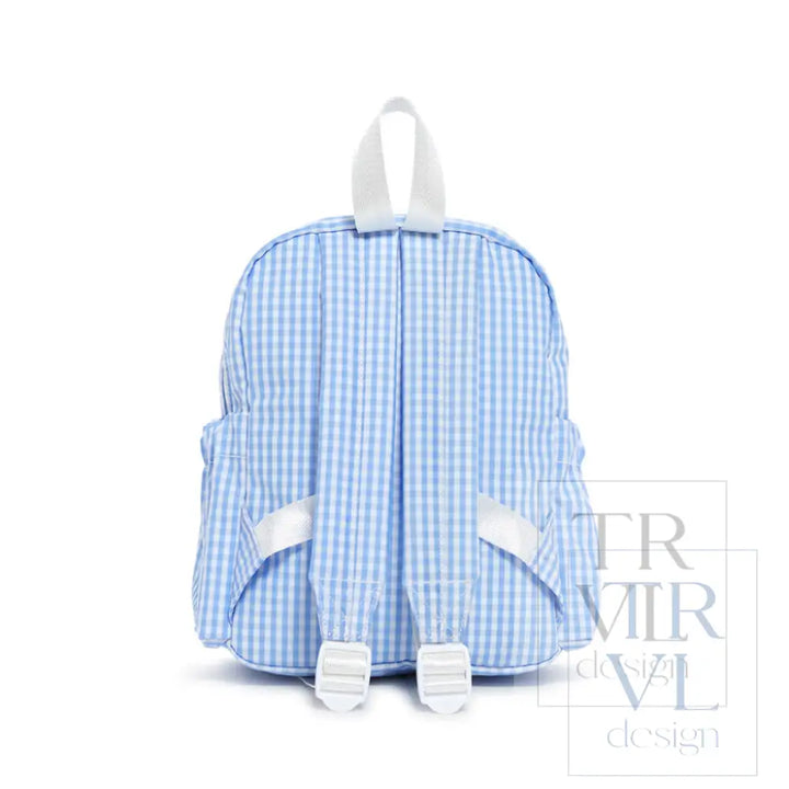 Mini Backer - Gingham Sky Backpacks