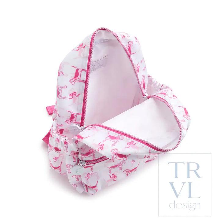 Mini Backer - Bunny Toile Pink Backpack Backpacks