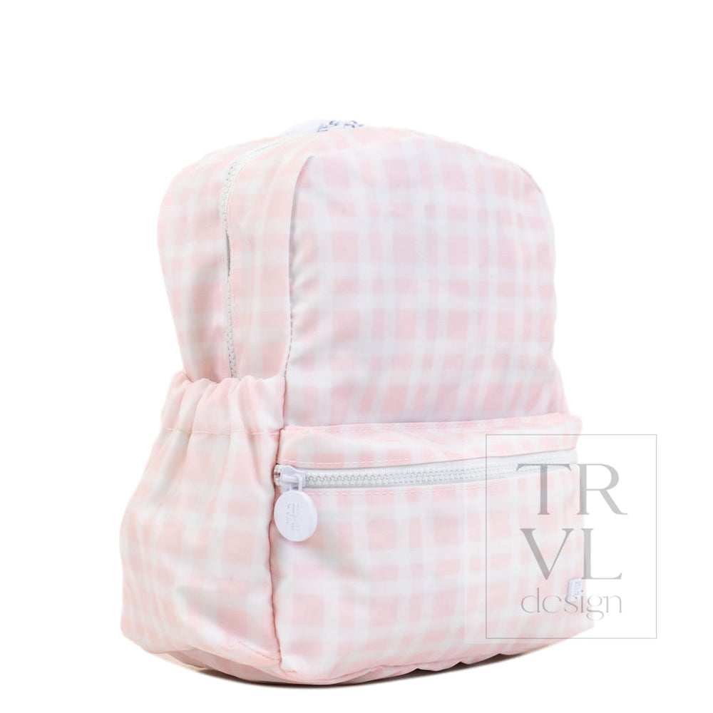MINI BACKER - PIMLICO PLAID PINK Backpack - Backpacks