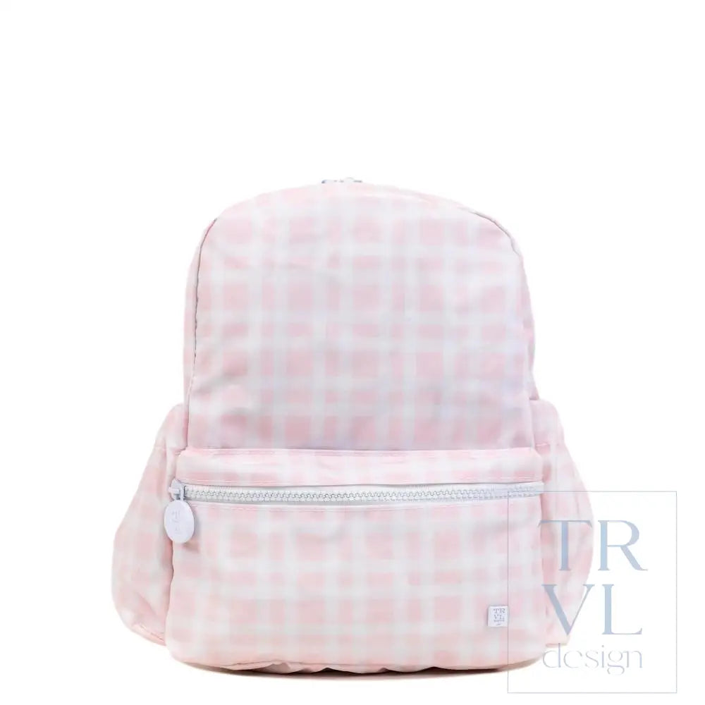 Mini Backer - Pimlico Plaid Pink - Backpacks