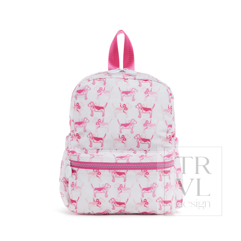 Mini Backer - Puppy Love Pink Backpack Backpacks