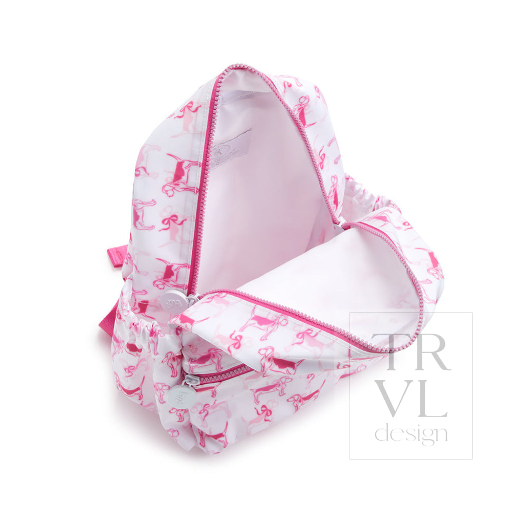 Mini Backer - Puppy Love Pink Backpack Backpacks