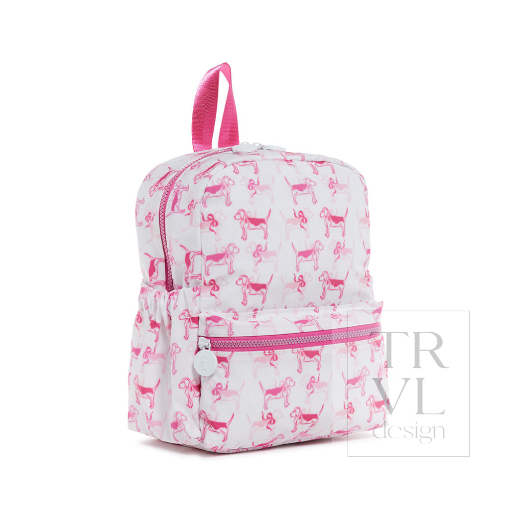 Mini Backer - Puppy Love Pink Backpack Backpacks