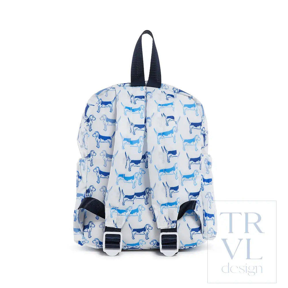 Mini Backer - Puppy Love Blue Backpack Backpacks