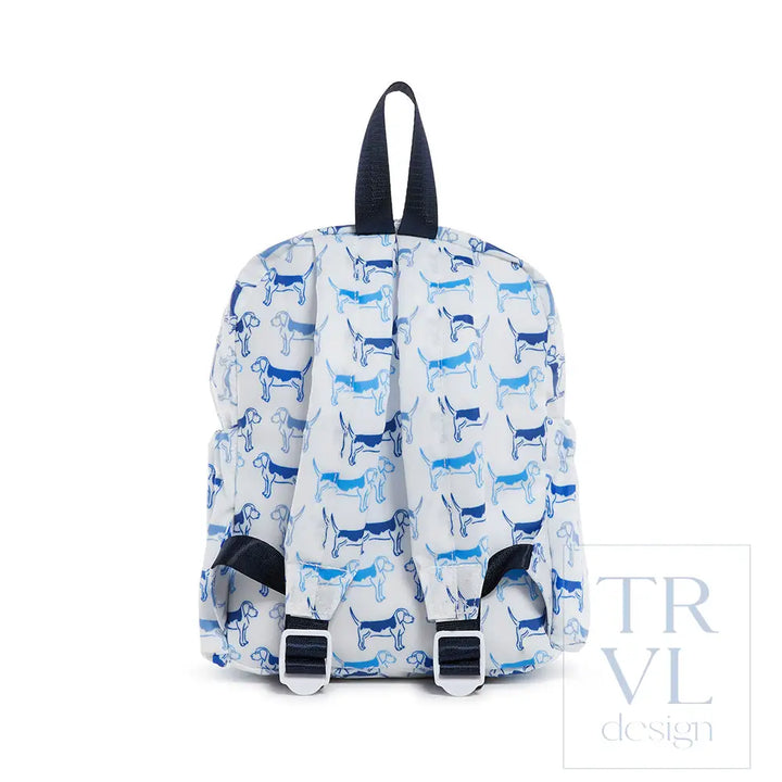 Mini Backer - Puppy Love Blue Backpack Backpacks