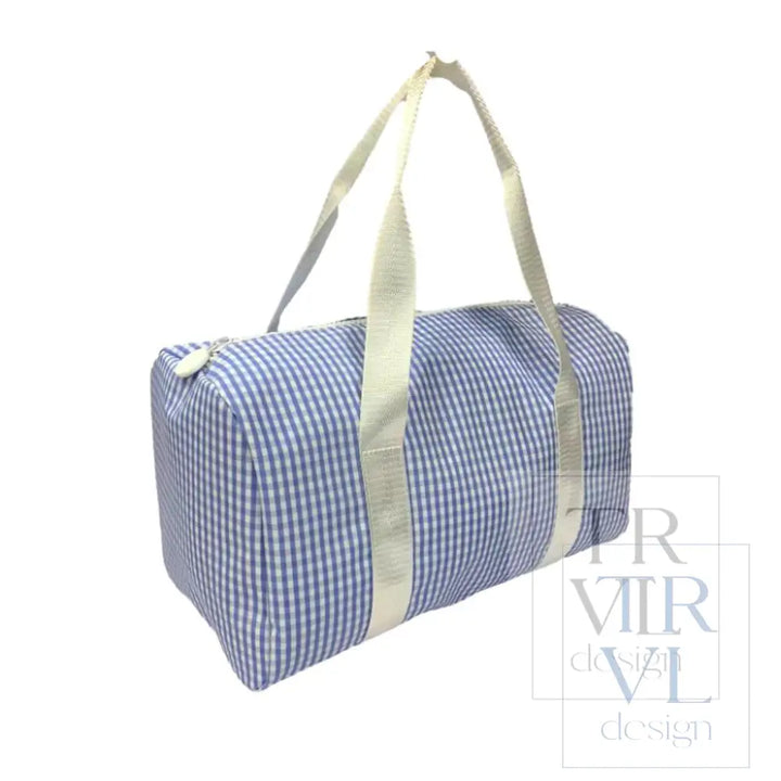 DUFFEL BAG - MINI PACKER - DUFFEL BAG GINGHAM SKY
