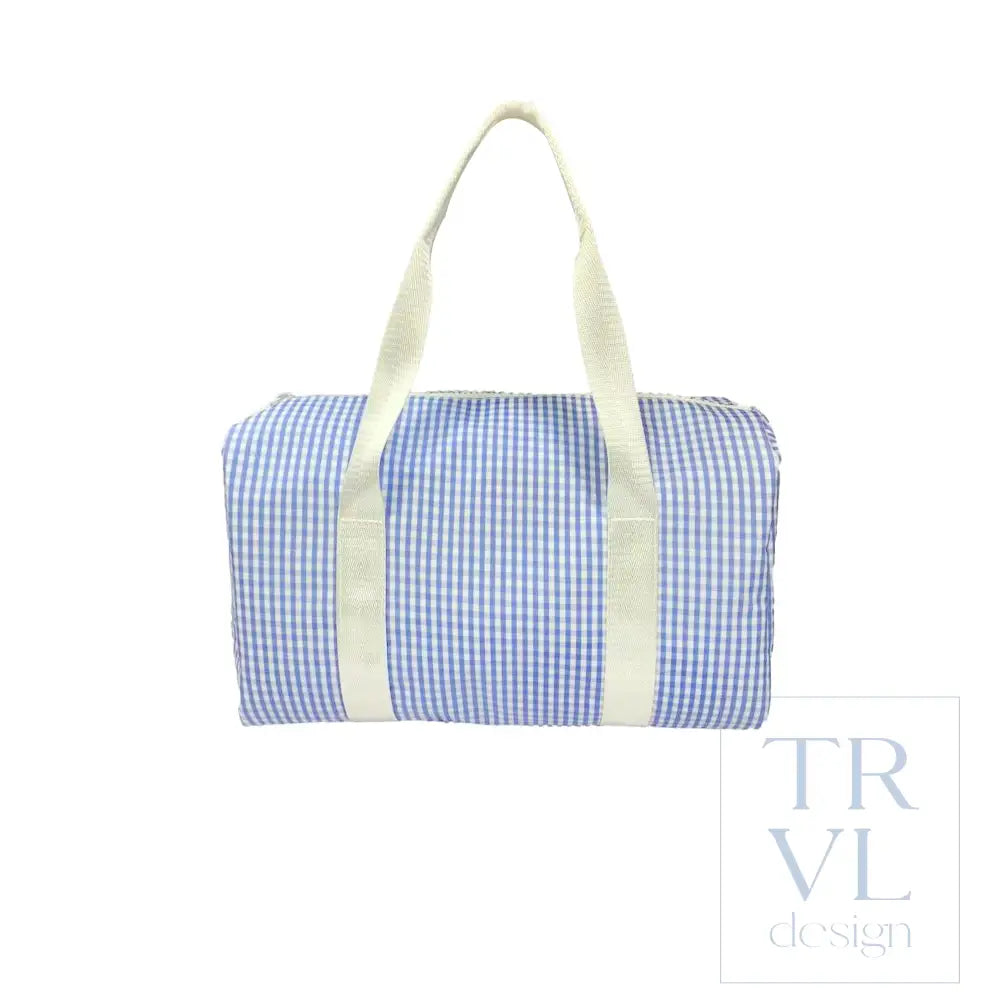 DUFFEL BAG - MINI PACKER - DUFFEL BAG GINGHAM SKY