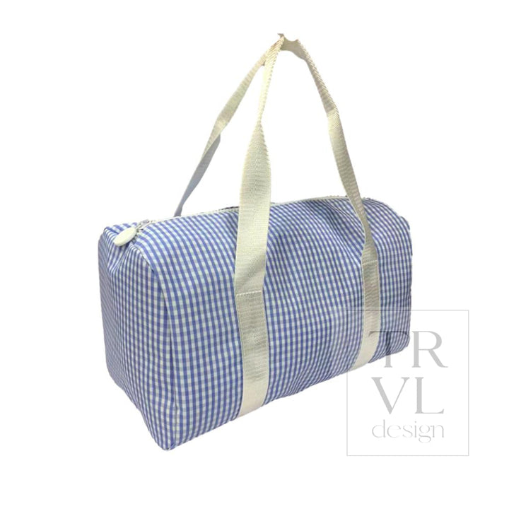 DUFFEL BAG - MINI PACKER - DUFFEL BAG GINGHAM SKY
