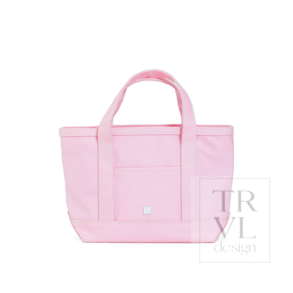 MINI TOTE - COATED CANVAS PEONY - Tote Bags