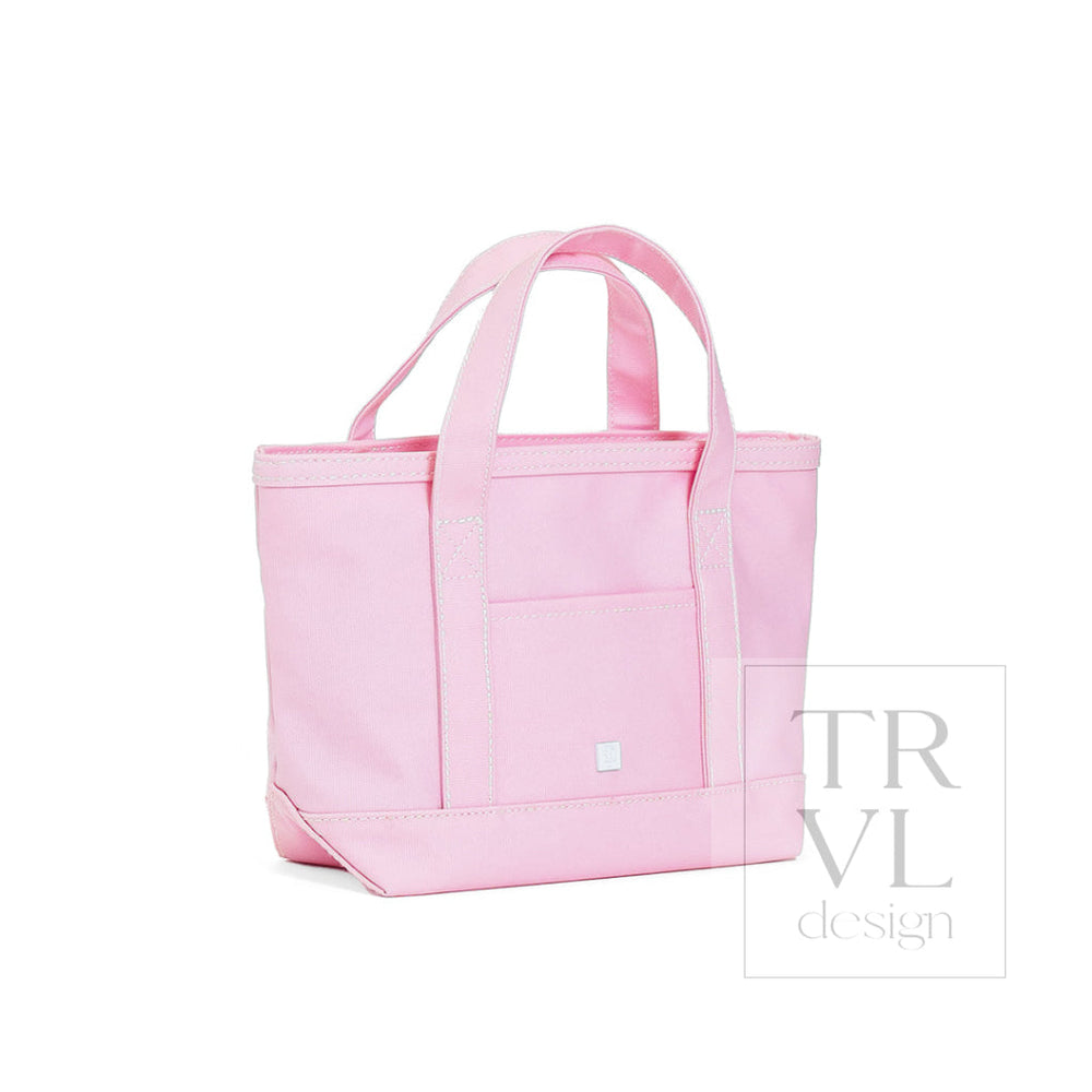 MINI TOTE - COATED CANVAS PEONY - Tote Bags