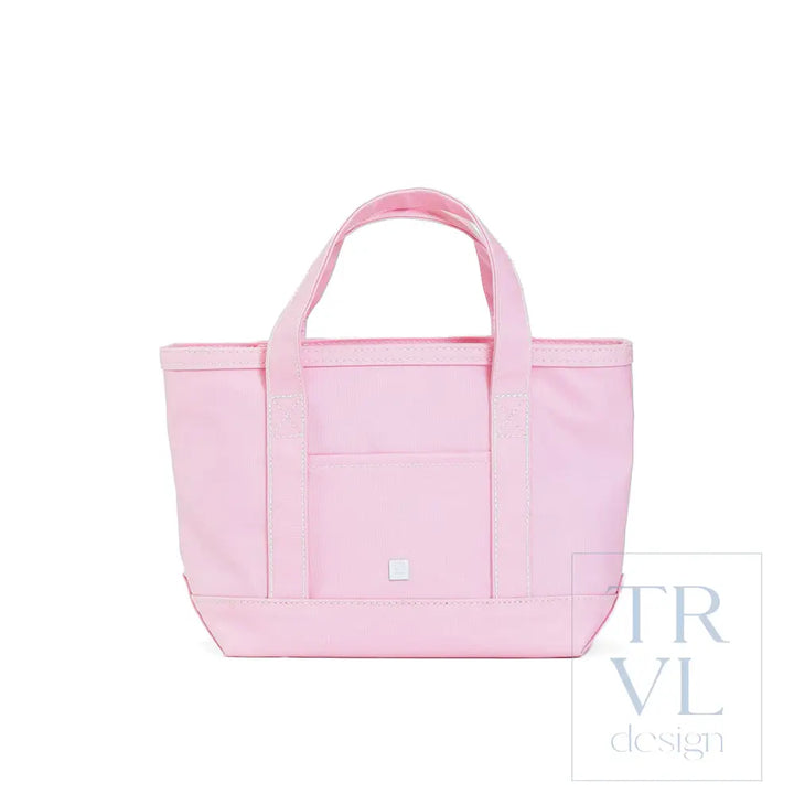 MINI TOTE - COATED CANVAS PEONY - Tote Bags