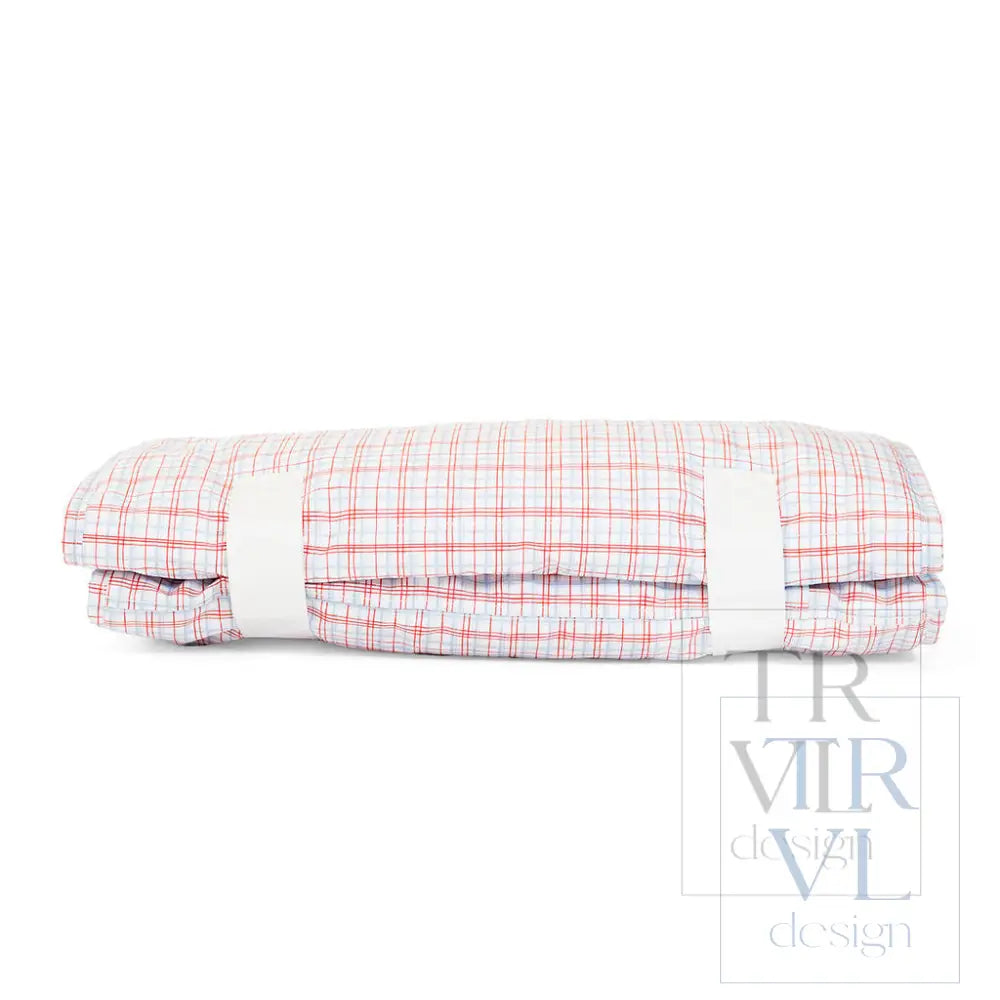 NAP MAT - Rest Up! CLASSIC PLAID RED - Nap Mats