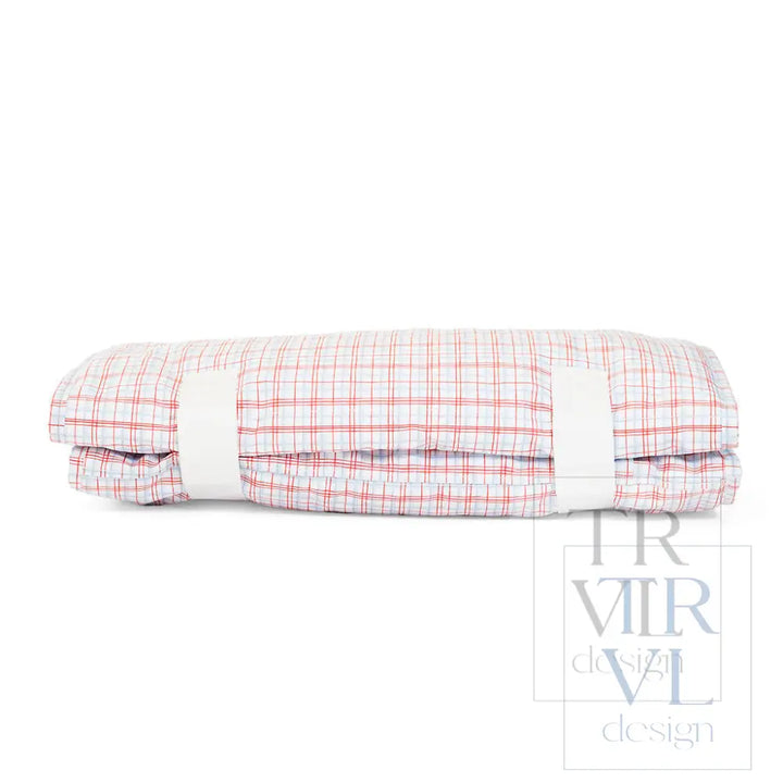 NAP MAT - Rest Up! CLASSIC PLAID RED - Nap Mats